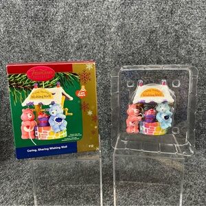 Care Bears Christmas Ornament Caring Sharing Wishing Well NEW 2005 Carlton Cards